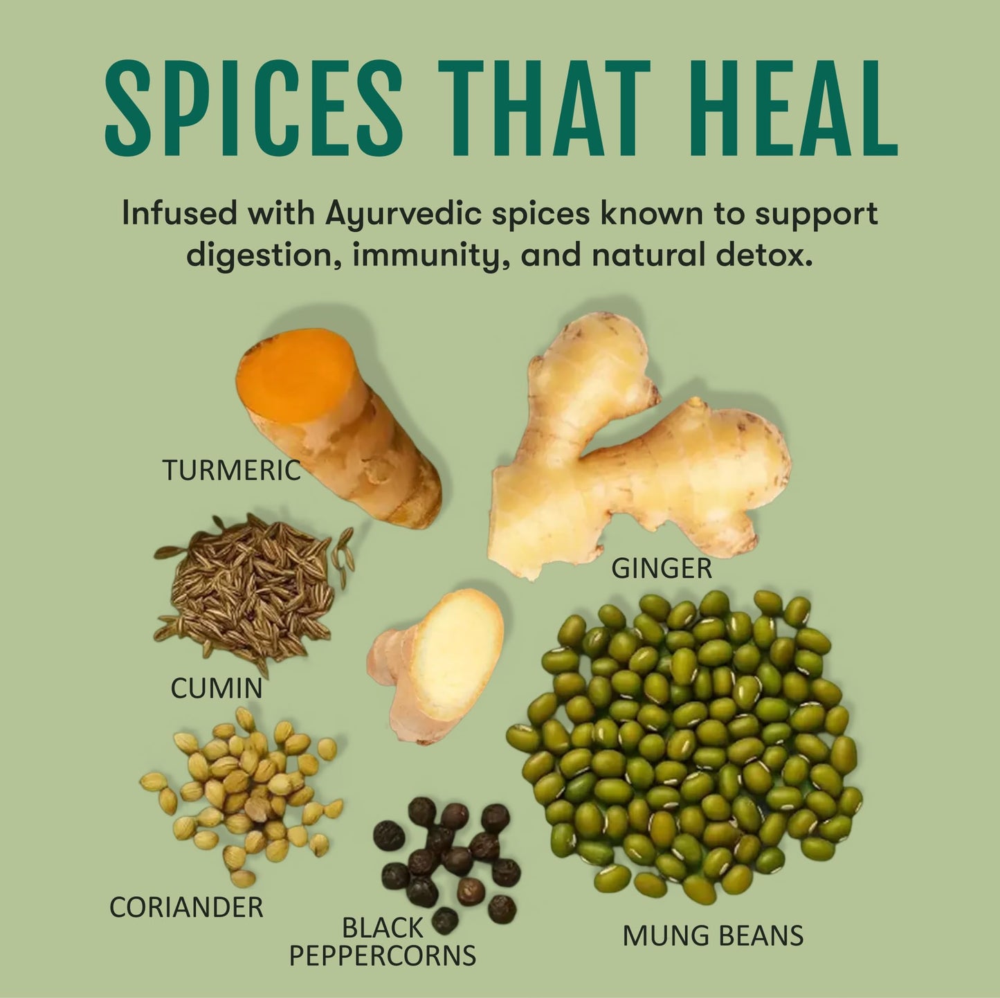 Zesty Ginger, Lemon & Turmeric Mung Sipping Broth | 9 cups