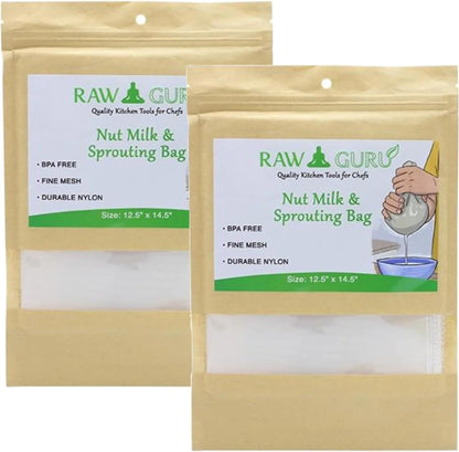 Nut Milk Bag (Nylon with String) - Vegan America