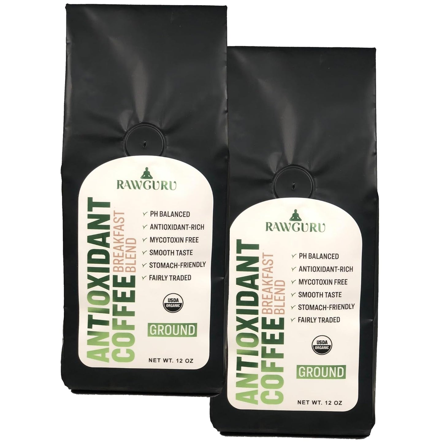 Organic Antioxidant Coffee Breakfast Blend | 12oz - Vegan America