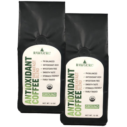 Organic Antioxidant Coffee Breakfast Blend | 12oz - Vegan America