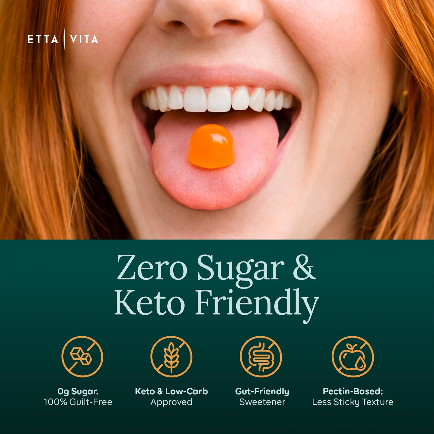 Sugar - Free Gummies - NAC Shield (Immune Support Complex) N - Acetyl Cysteine, Vitamin C & Zinc - Vegan America