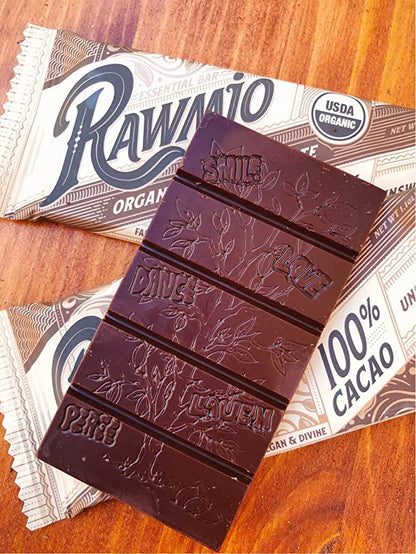 Essential Dark Chocolate Bar - 100% Cacao - Vegan America