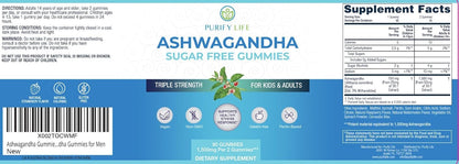 Sugar-Free Ashwagandha Gummies for Stress, Sleep & Mood Support, 90ct