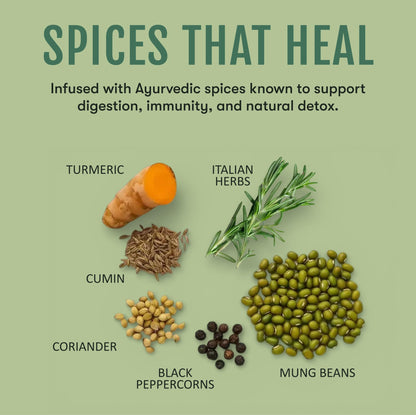 Italian Herbs & Turmeric Golden Mung Sipping Broth | 9 Cups