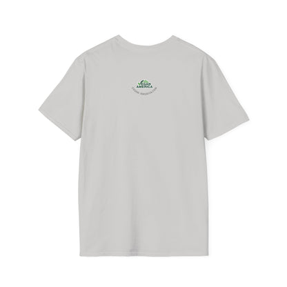 Unisex Vegan America T-Shirt, Eco - Friendly Apparel, Plant - Based Lifestyle Shirt, Perfect Gift for Vegans, Animal Rights Awareness Wear - Vegan America
