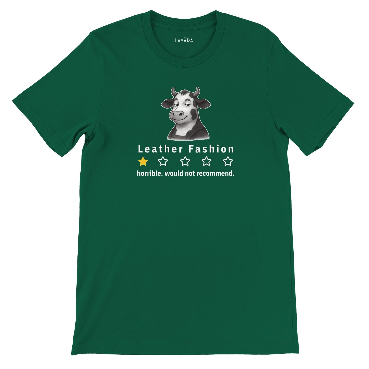 Funny Vegan 'Cow Critic' Premium Tshirt (Dark Colors), 100% Cotton - Vegan America