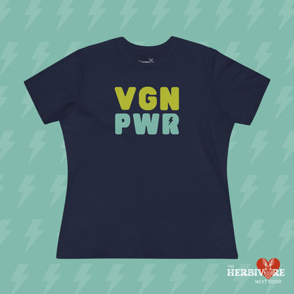 Vegan Power - Women's Style B&C 6400 - Vegan America