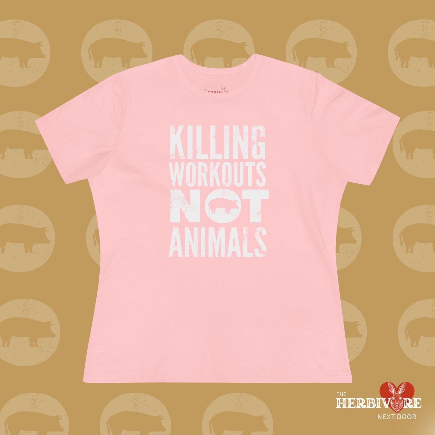 Killing Workouts Not Animals - Women's Style B&C 6400 - Vegan America