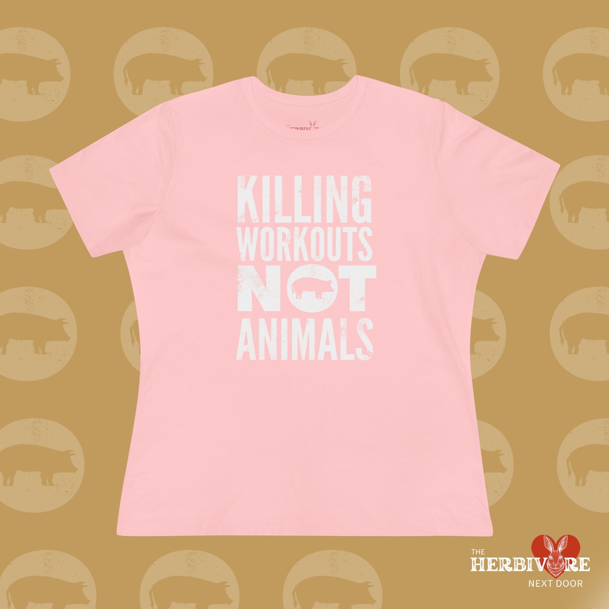 Killing Workouts Not Animals - Women's Style B&C 6400 - Vegan America