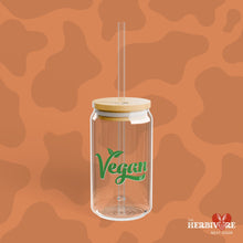 Vegan AF Sipper Glass, 16oz - Vegan America