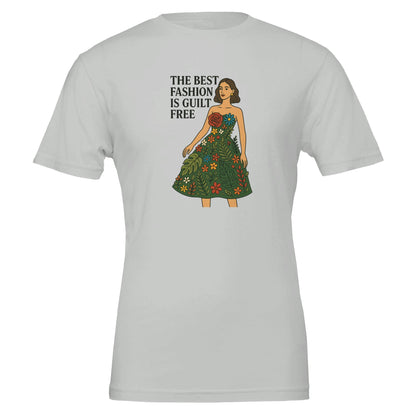 Best Fashion is Guilt Free Premium Tshirt, 100% Cotton - Vegan America