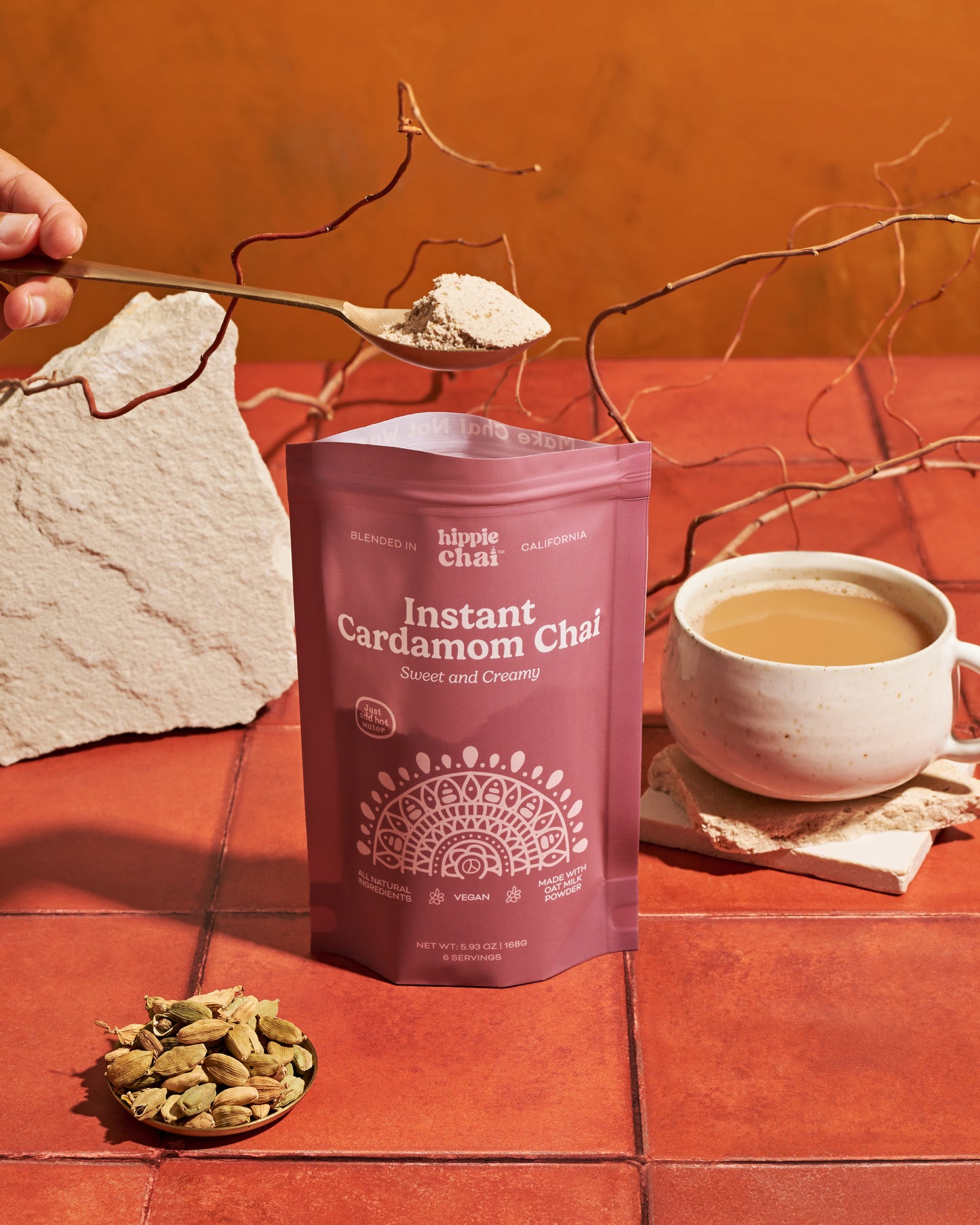 Instant Cardamom Chai