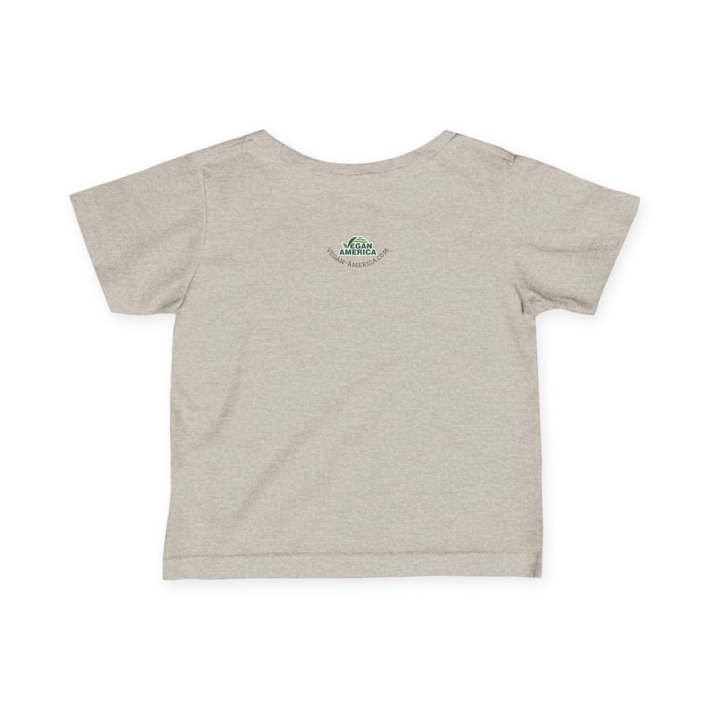 Vegan Baby Tee, Cute Infant T-Shirt, Organic Cotton Toddler Shirt, Eco - Friendly Baby Gift, Baby Shower Present - Vegan America