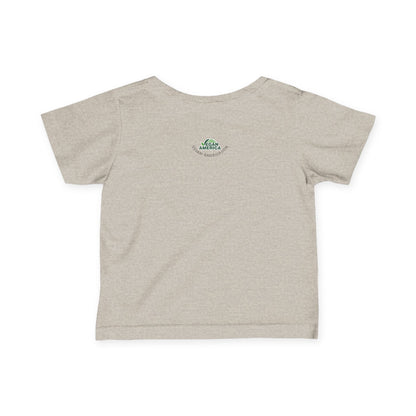 Vegan Baby Tee, Cute Infant T-Shirt, Organic Cotton Toddler Shirt, Eco - Friendly Baby Gift, Baby Shower Present - Vegan America