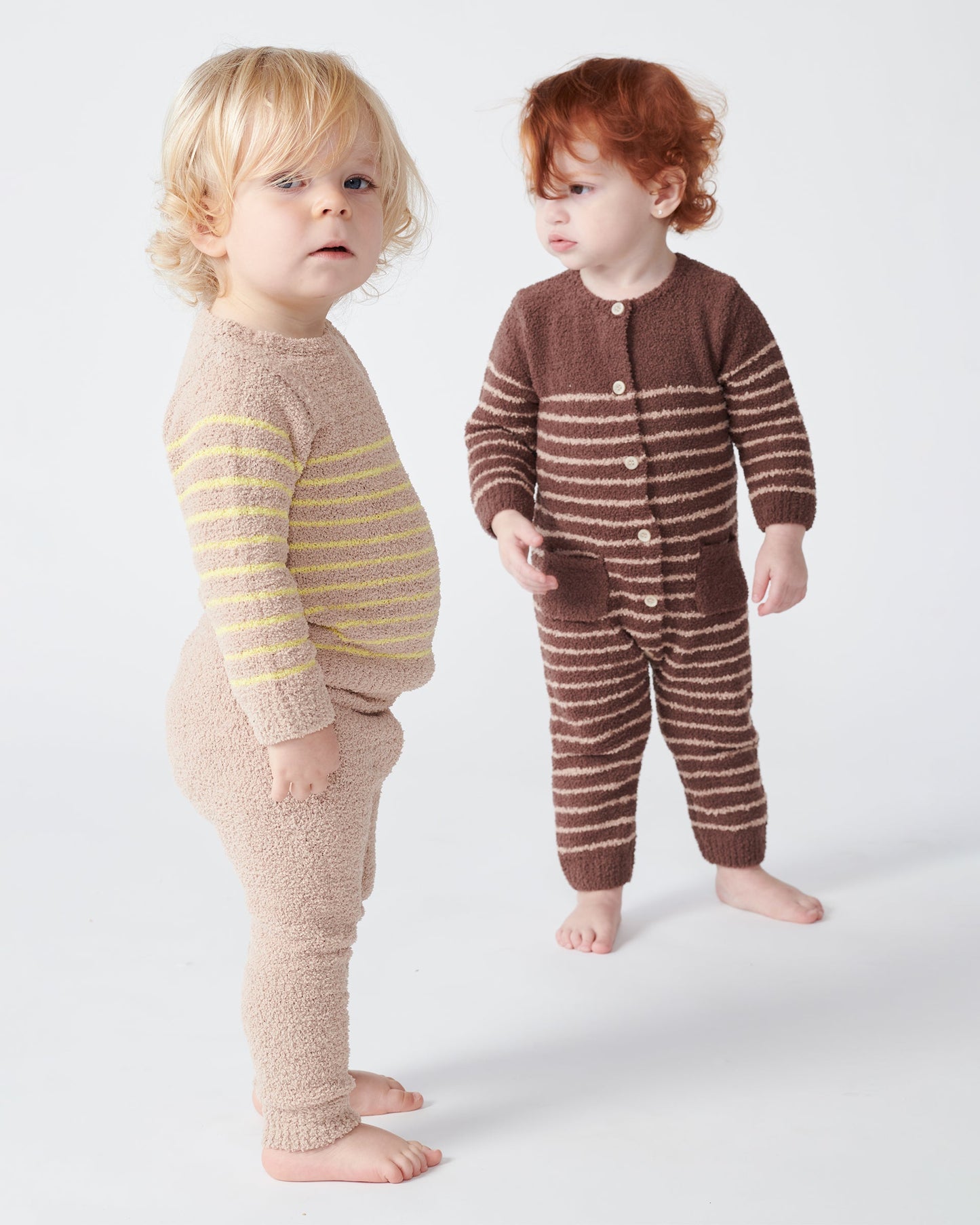 Long Sleeve Top Striped - Fuzzy