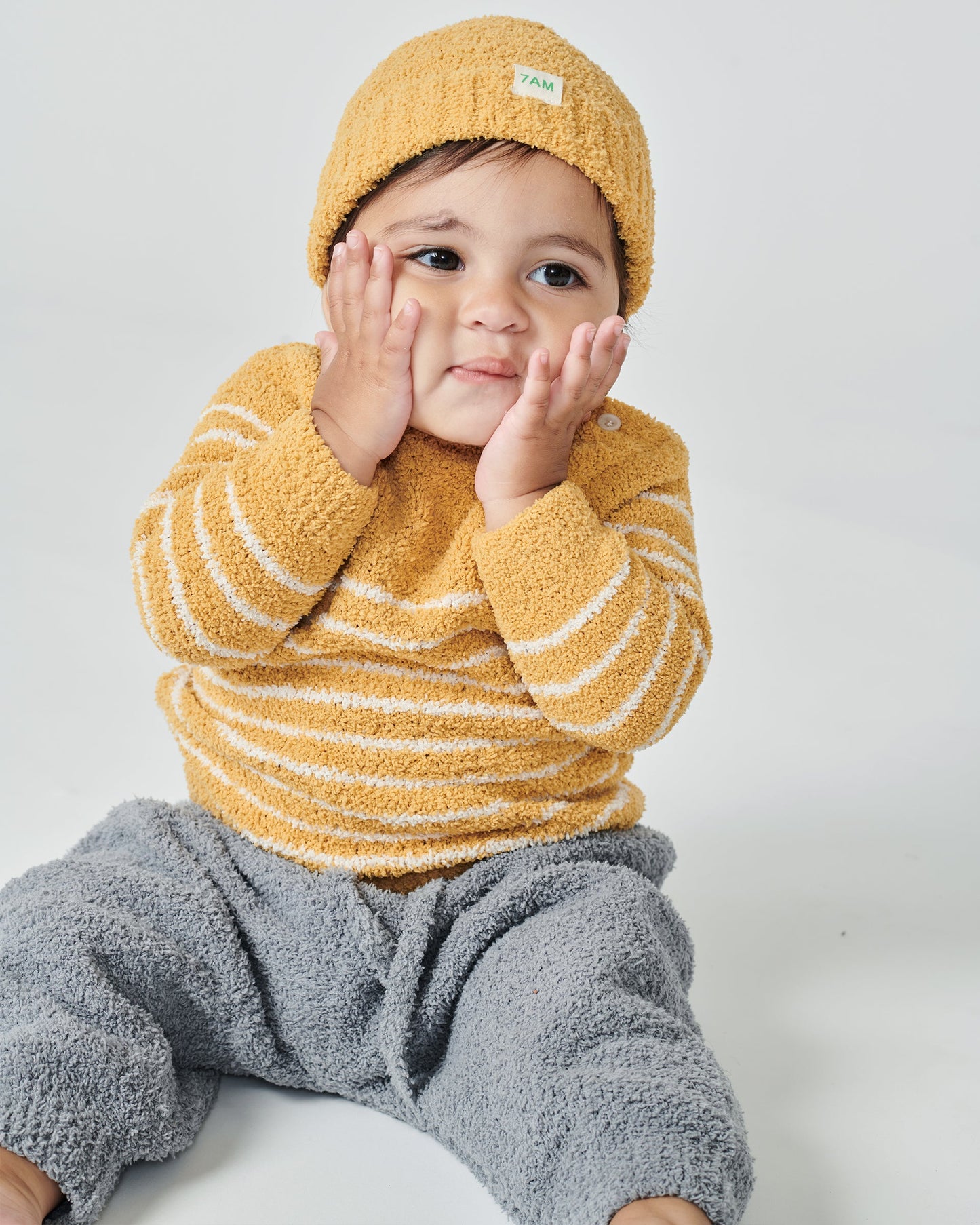 Long Sleeve Top Striped - Fuzzy