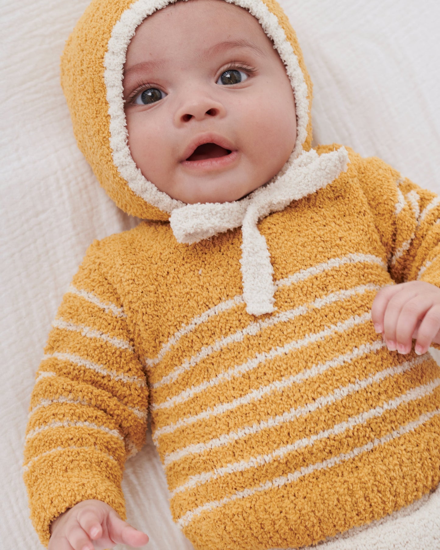 Long Sleeve Top Striped - Fuzzy