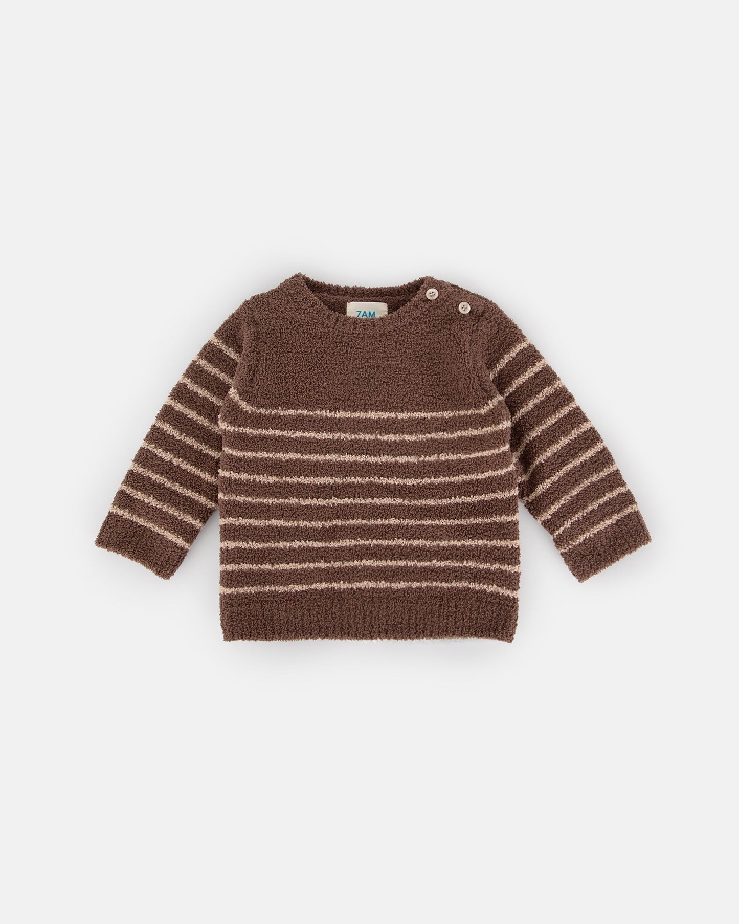 Long Sleeve Top Striped - Fuzzy