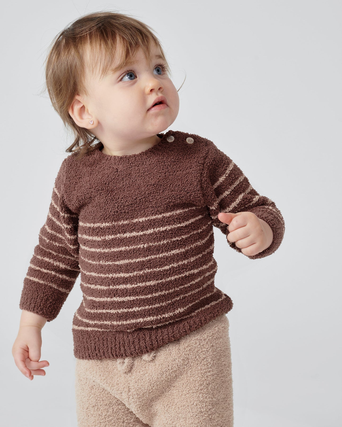 Long Sleeve Top Striped - Fuzzy