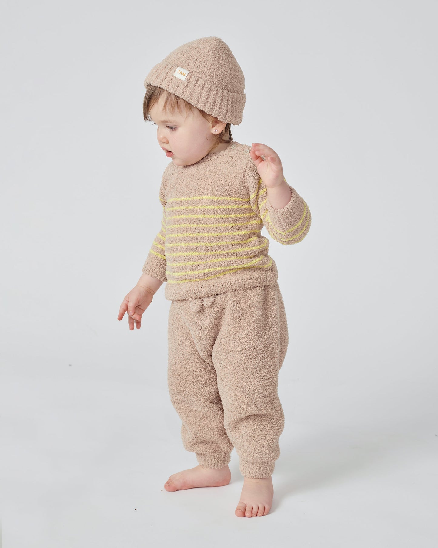 Long Sleeve Top Striped - Fuzzy