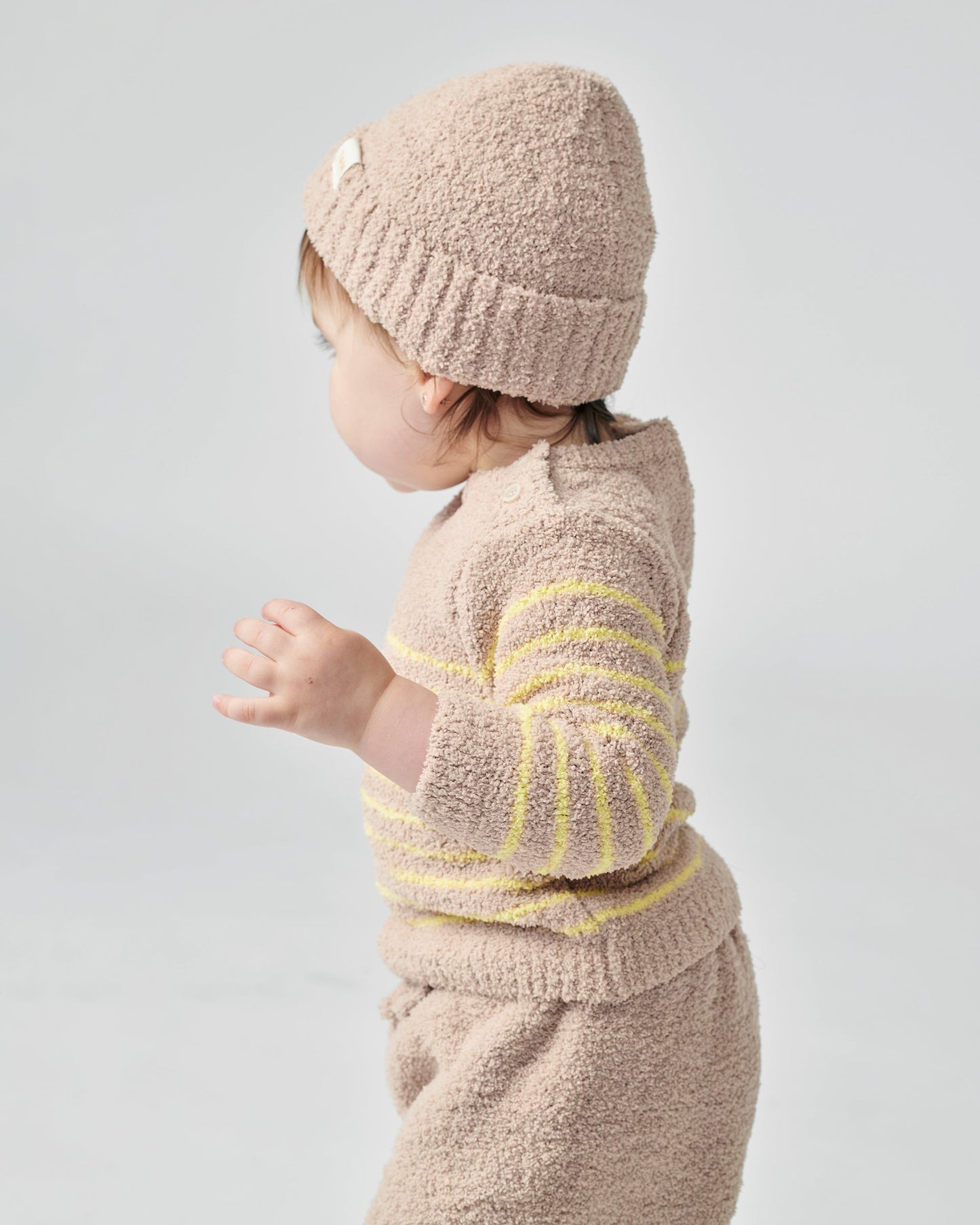 Long Sleeve Top Striped - Fuzzy