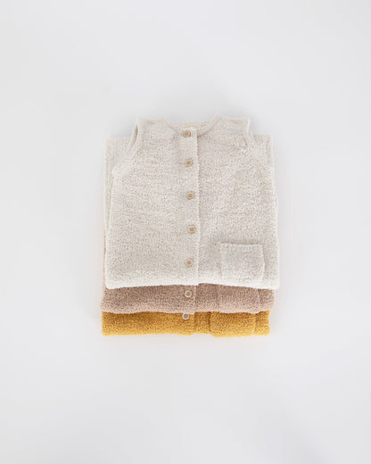 Sleeveless Jumpsuit - Fuzzy