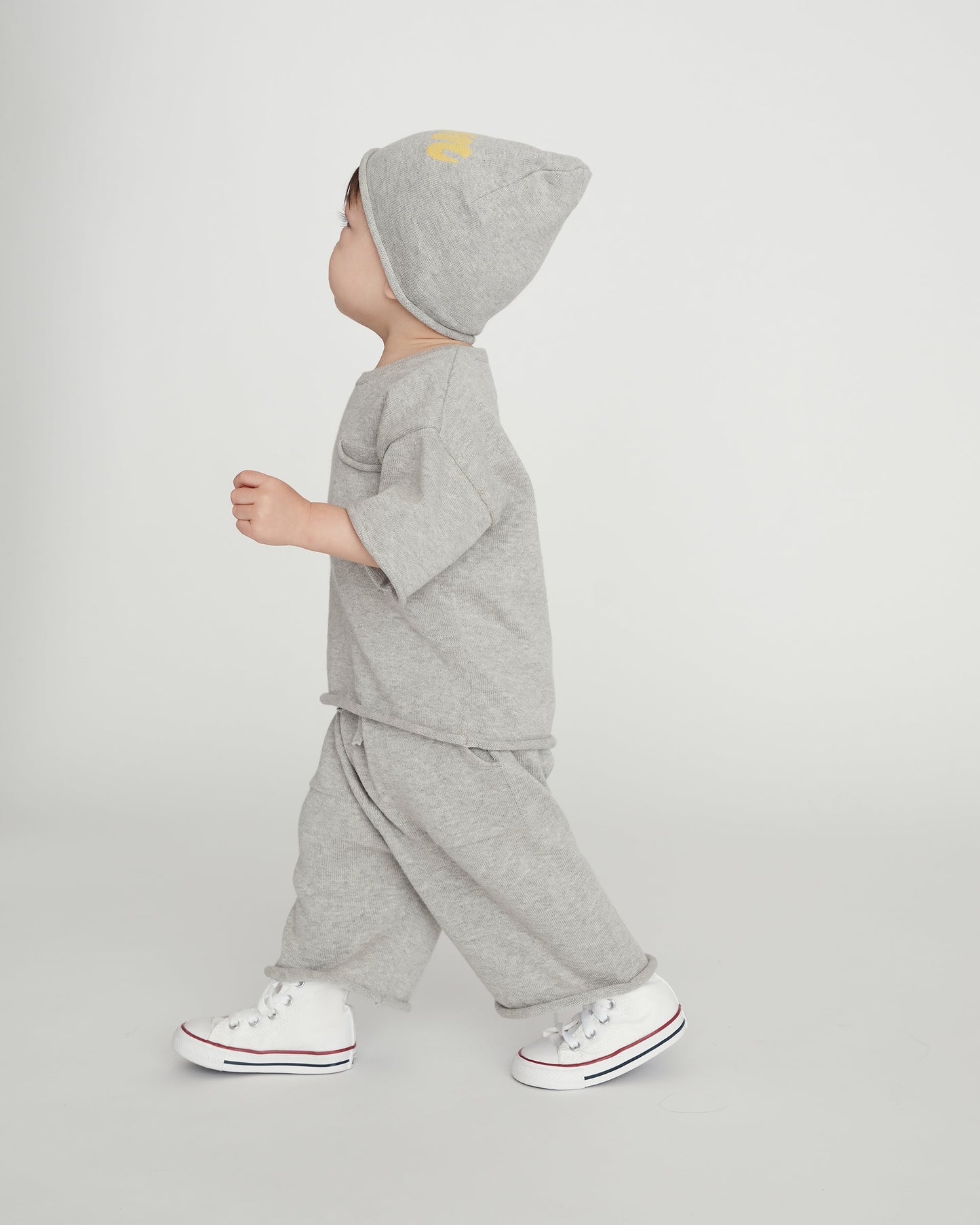 Boxy Cotton Tee Pocket