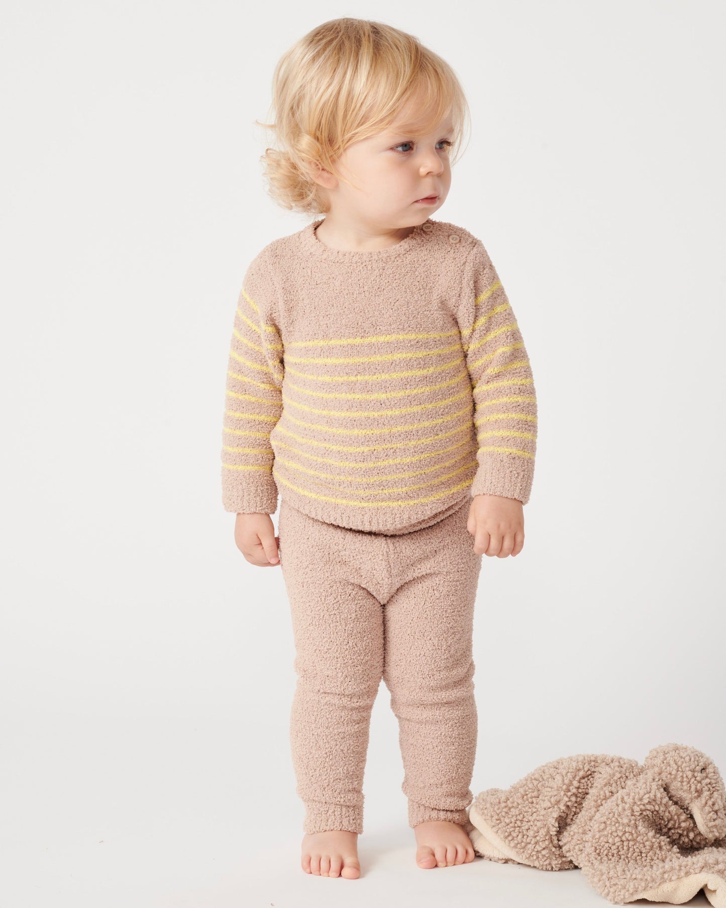 Long Sleeve Top Striped - Fuzzy