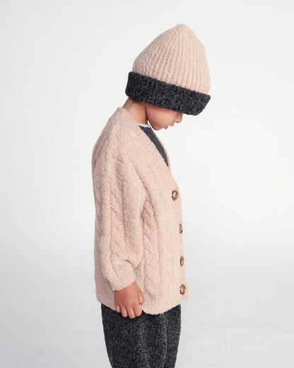 Cable Cardigan - Fuzzy