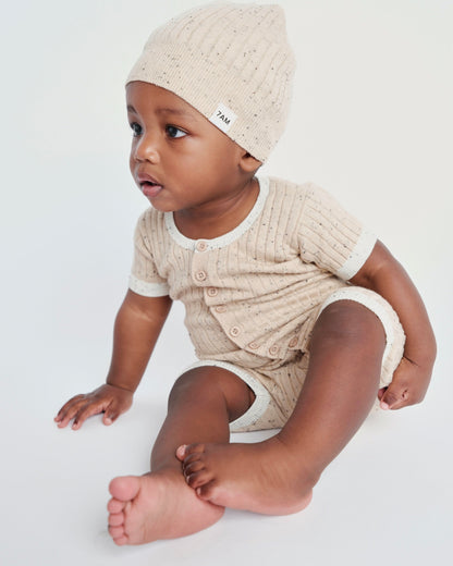 Short Sleeve Romper - Hug Me