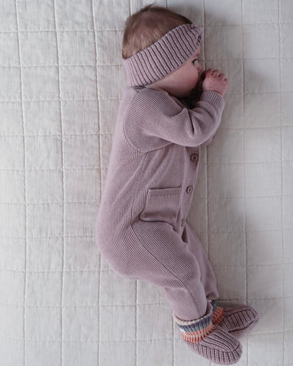 Long Sleeve Ribbed Jumpsuit - Chunky