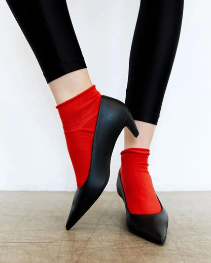 Siren Heels kitten heels style shoes made of grape - based vegan leather - Vegan America