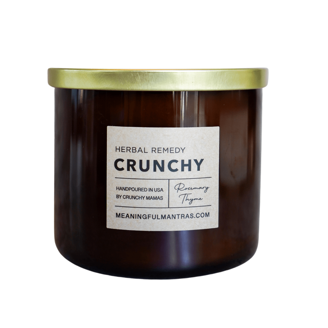 Crunchy Herbal Remedy Natural Candle - Vegan America