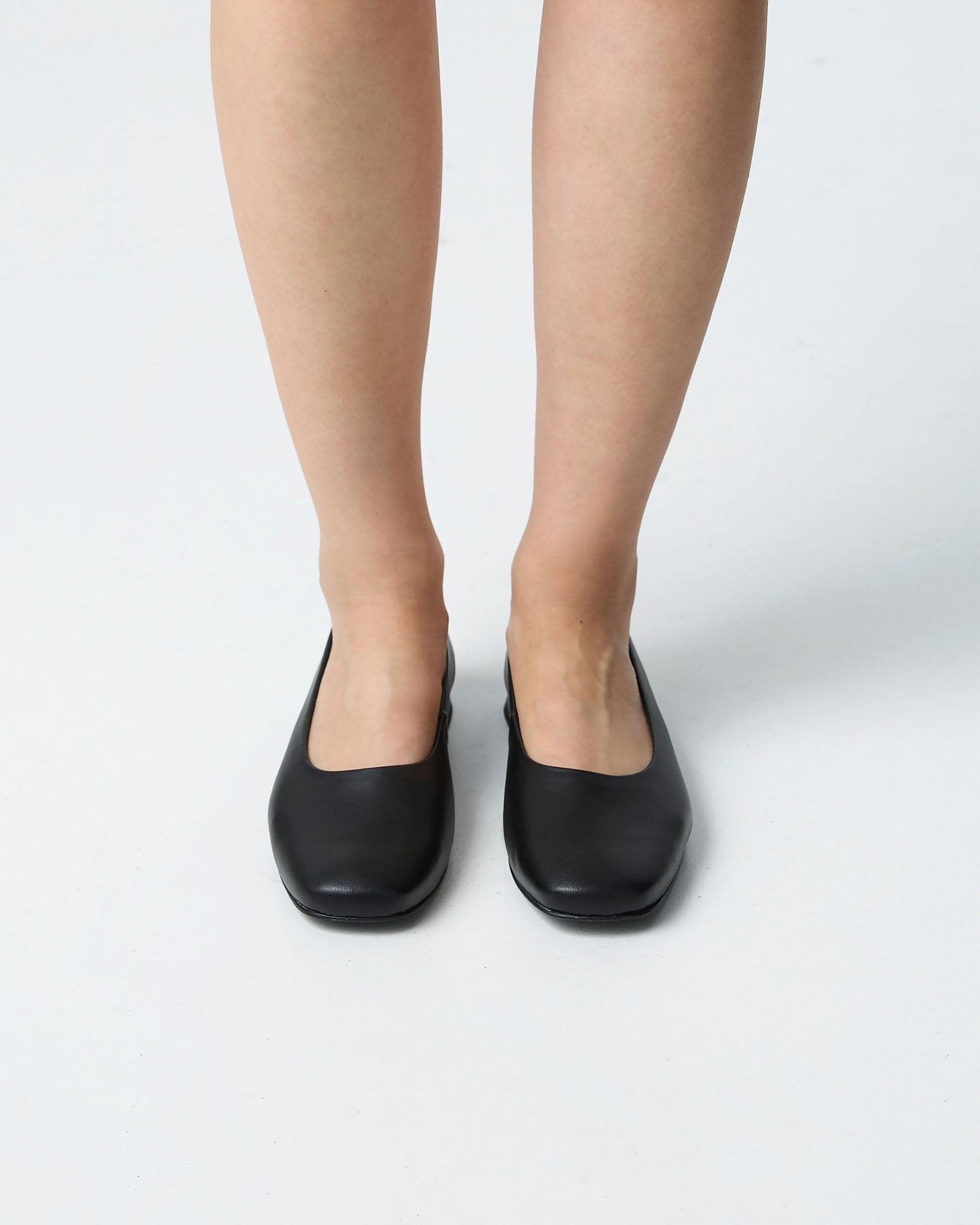 Black Diana Pumps black ballerinas with a square - cut shape - Vegan America