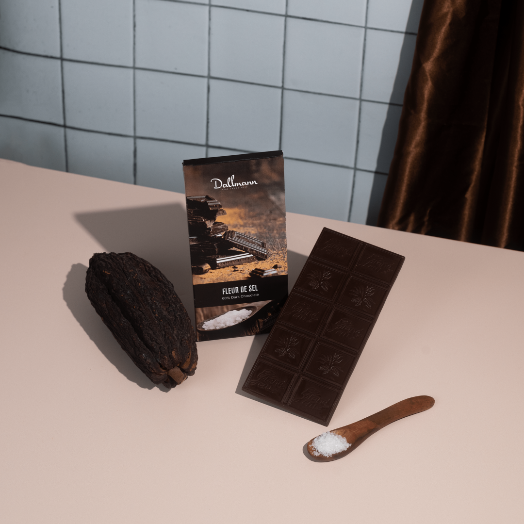Dark Chocolate Fleur de Sel Chocolate Bar