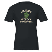 Funny Vegan Premium Tshirt - It's Kale O'clock Somewhere - Vegan America