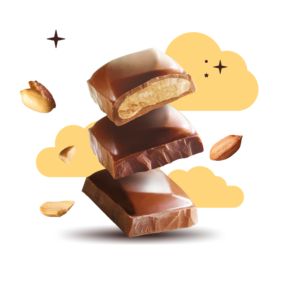 Peanut Butter Cream Chocolate Bar
