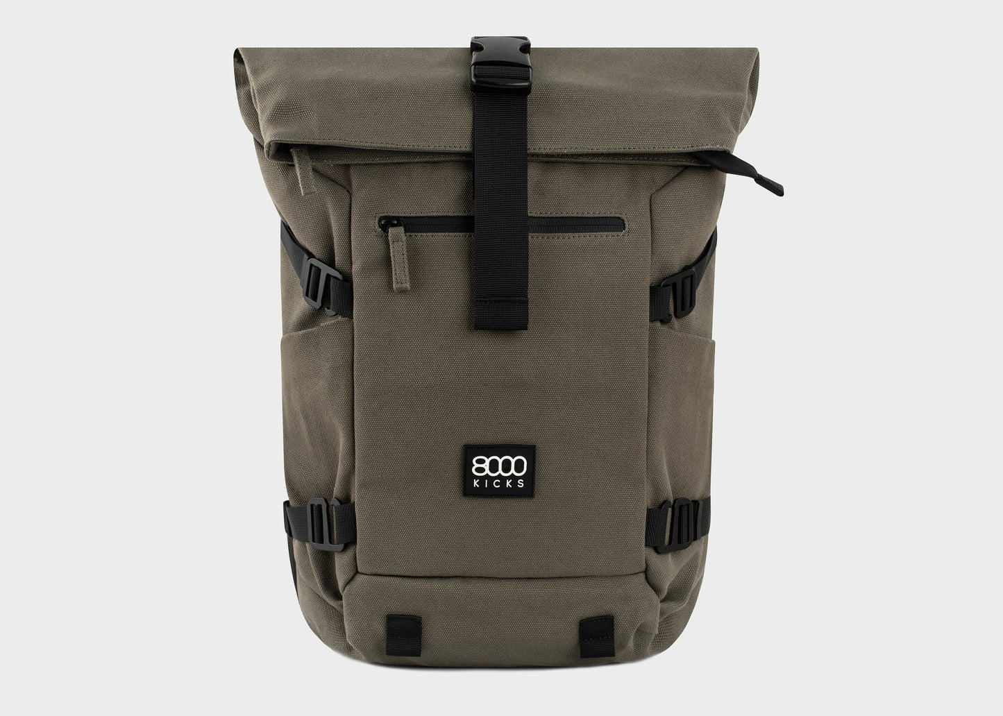 Nomad Hemp Rolltop Backpack in Dark Green - Vegan America
