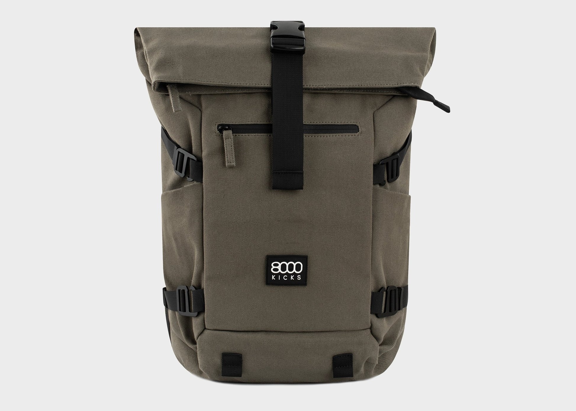 Nomad Hemp Rolltop Backpack in Dark Green - Vegan America