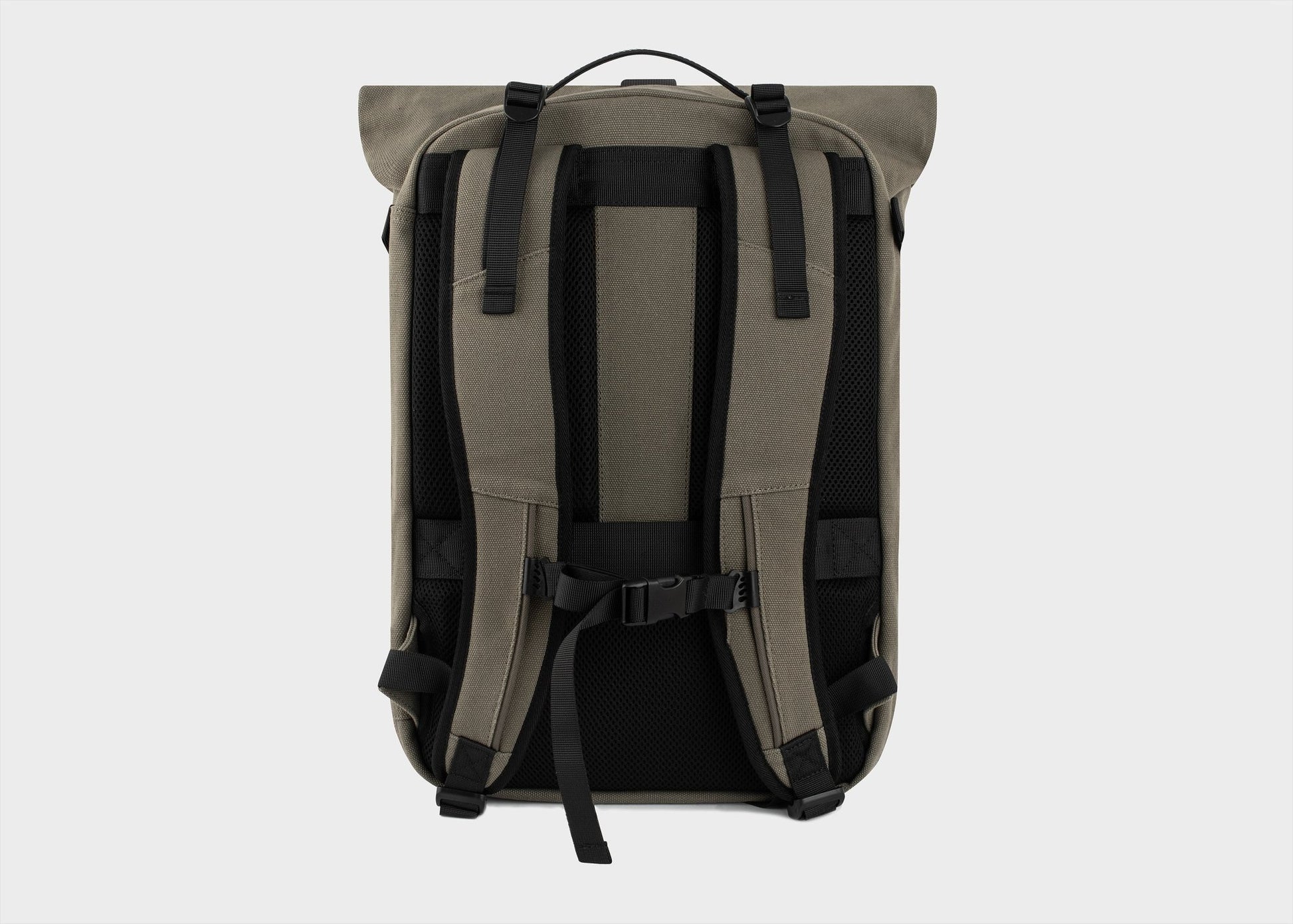 Nomad Hemp Rolltop Backpack in Dark Green - Vegan America