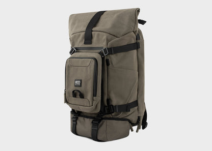 Nomad Hemp Rolltop Backpack in Dark Green - Vegan America
