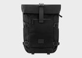Nomad Hemp Rolltop Backpack in Full Black - Vegan America