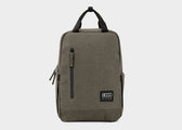 Small Hemp Backpack in Dark Green - Vegan America