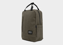 Small Hemp Backpack in Dark Green - Vegan America