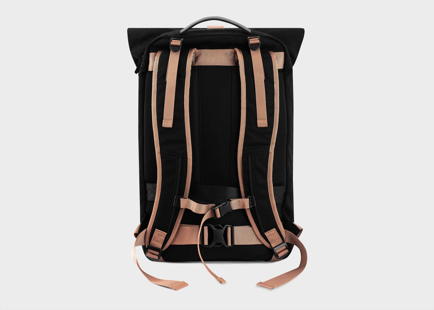 Nomad Hemp Rolltop Backpack in Black - Vegan America