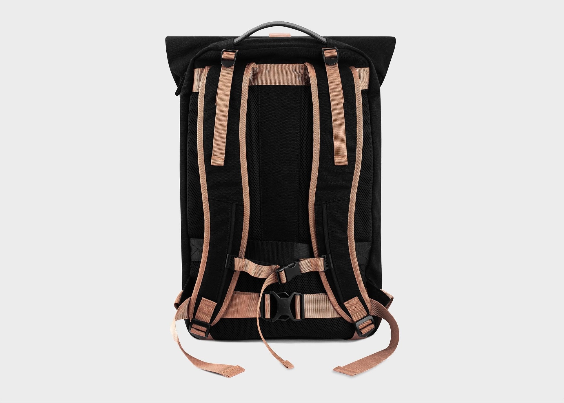 Nomad Hemp Rolltop Backpack in Black - Vegan America