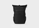 Everyday Hemp Rolltop Backpack in Full Black - Vegan America