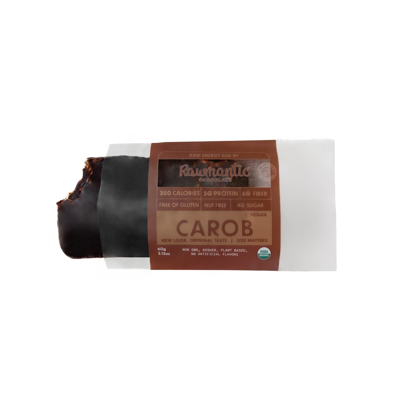 Carob Vegan Plant based, Protein nutritional Bars