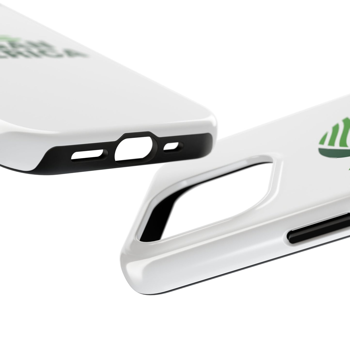 Vegan America Tough Phone Case — Eco - Friendly Plant Logo Protective Cover - Vegan America