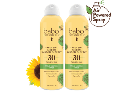 Sheer Zinc Mineral Sunscreen Spray SPF30 Duo